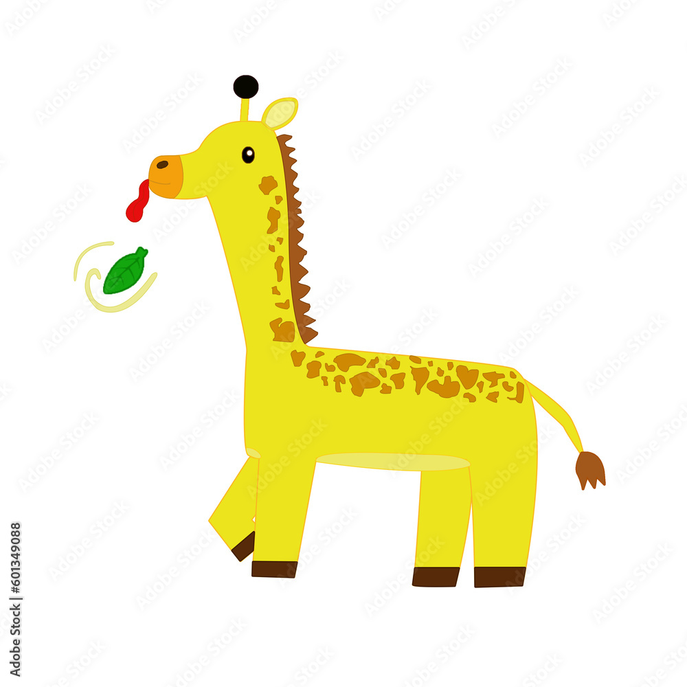 This giraffe may not look cute. But it looks simple and easy on the eyes. This giraffe may not look cute. But it looks simple and easy on the eyes.