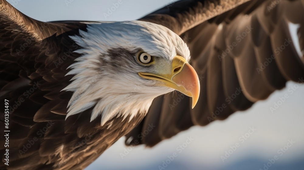 Obraz premium american bald eagle