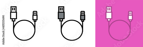 Syncro Cable Icon, this icon is commonly used in photography software and apps to indicate the use of a synchro cable in a photo.