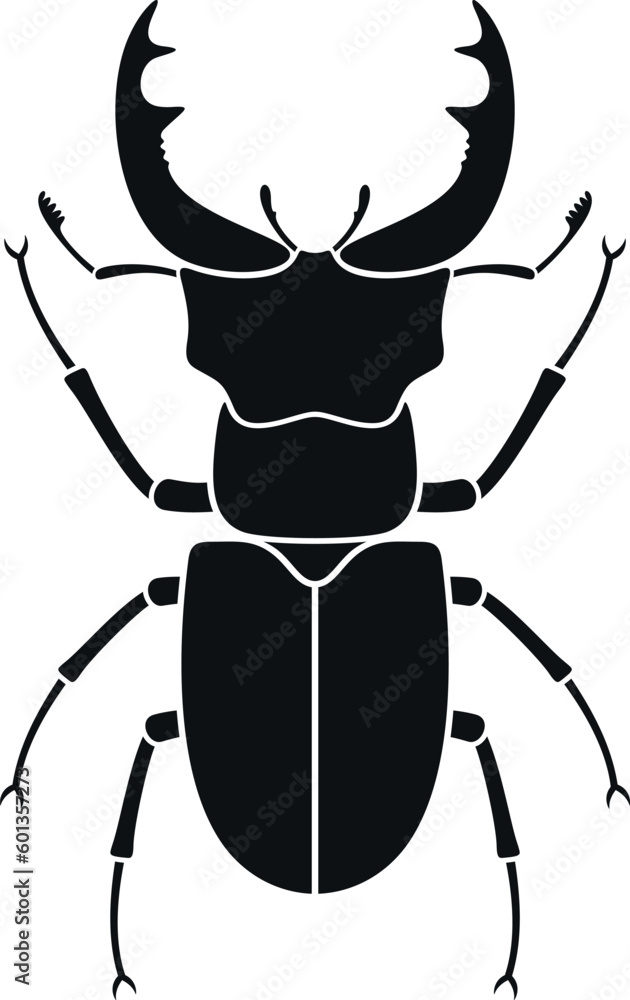 Fototapeta premium Beetle deer. Hercules beetle