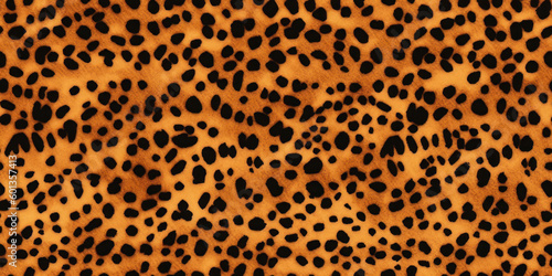 background of seamless leopard skin texture pattern. generative ai