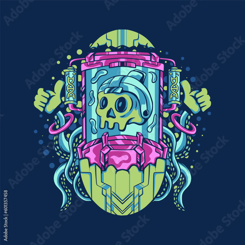 Egg genesis from Future Illustration