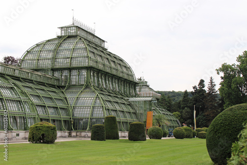 greenhouse at schönbrunn in vienna (austria)