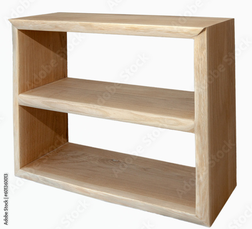 Furniture, various types of wooden furniture on a white background 