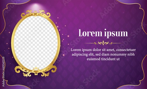 Thai pattern background for greeting card, advertising, website, flyers, posters.