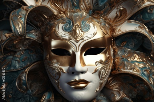 Venetian mask. Generate Ai © nsit0108