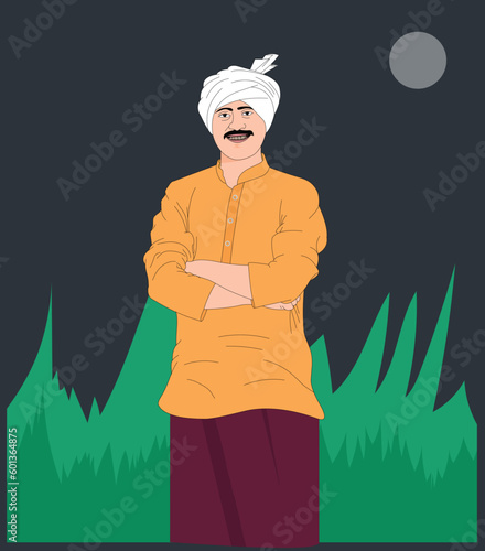 Indian Farmer in his field