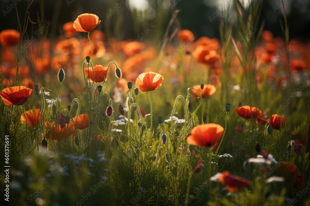 Obraz premium Fresh and Bright Summer Vibes - Generative AI Illustration