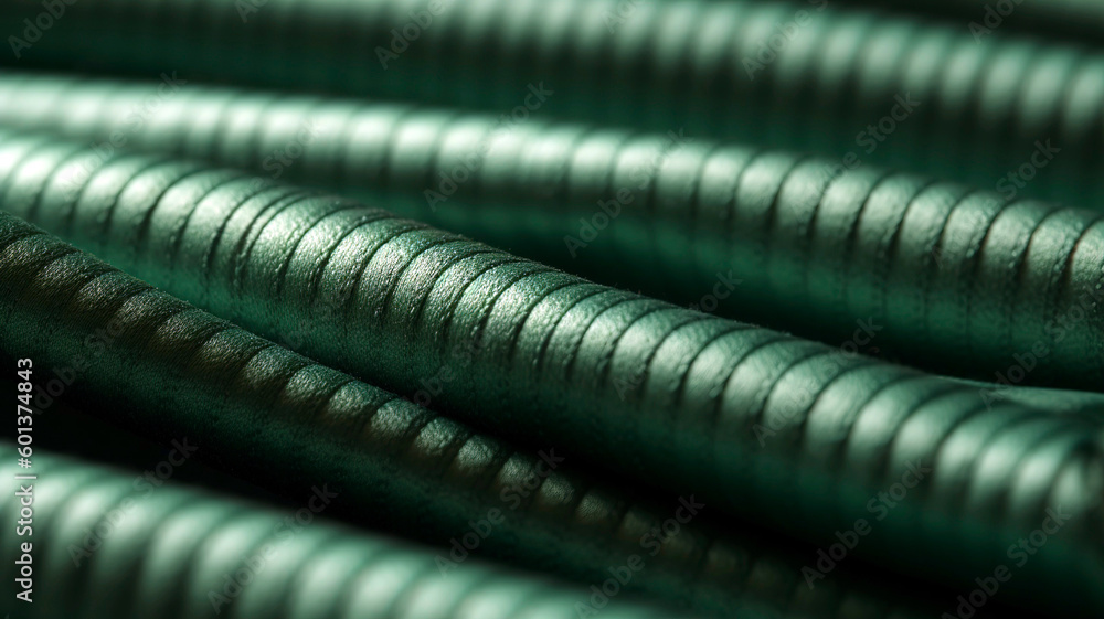 Green fabric with a sunburst effect, venetian blind style, background wallpaper. Green fabric with a sunburst effect, venetian blind style, background wallpaper.