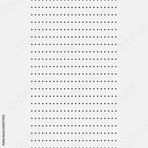 Modern banner with equidistant rows of black dots