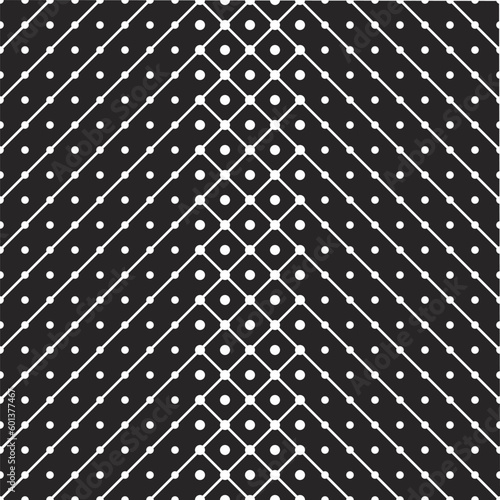 Black and white modern trendy geometric background