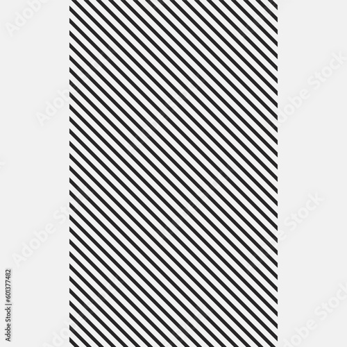 Modern black and white banner with slanted lines