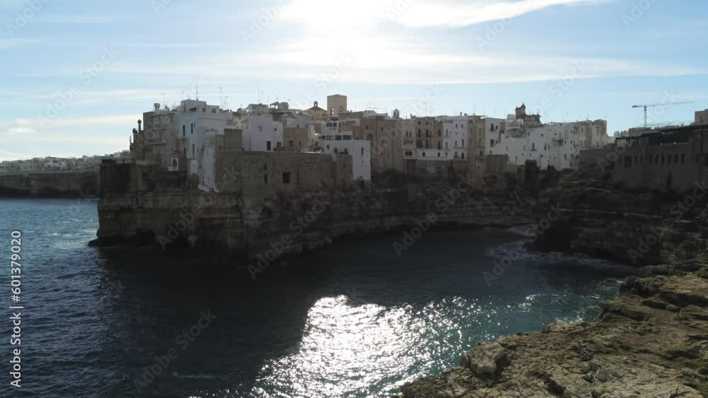 Polignano a mare, aerial view, puglia, italy Polignano a mare, aerial view, puglia, italy