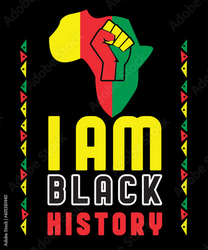 I Am Black History Month Quote Saying