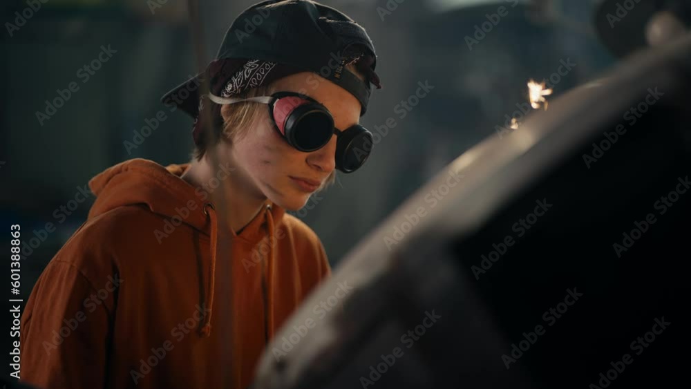 Sparks and Sweat: A Teenage Mechanic's Dedication to Welding Sparks and Sweat: A Teenage Mechanic's Dedication to Welding