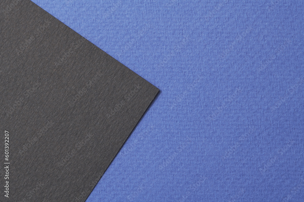 Rough kraft paper background, paper texture black blue colors. Mockup with copy space for text Rough kraft paper background, paper texture black blue colors. Mockup with copy space for text