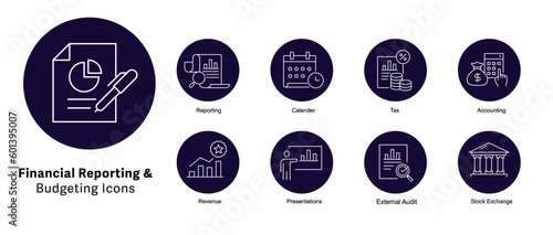 Fiscal Year Vector Icons. Financial year vector icons.
Accounting year vector icons. Budget year vector icons
Annual financial icons. Business year vector icons. Editable Stroke.