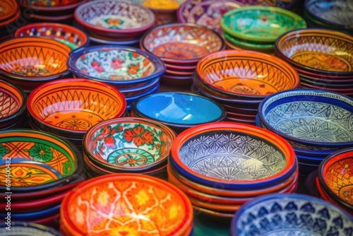 ceramic pots, ai generative © nataliya_ua