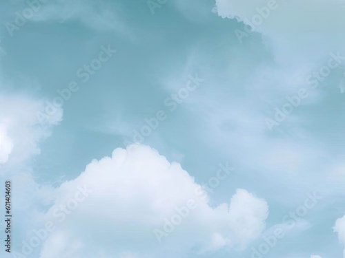 blue sky with clouds
