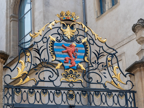 detail of the gate at the Luxembourg palace