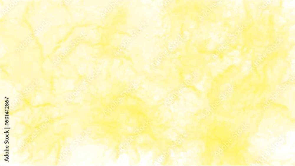 Abstract yellow watercolor background.Hand painted watercolor. vector