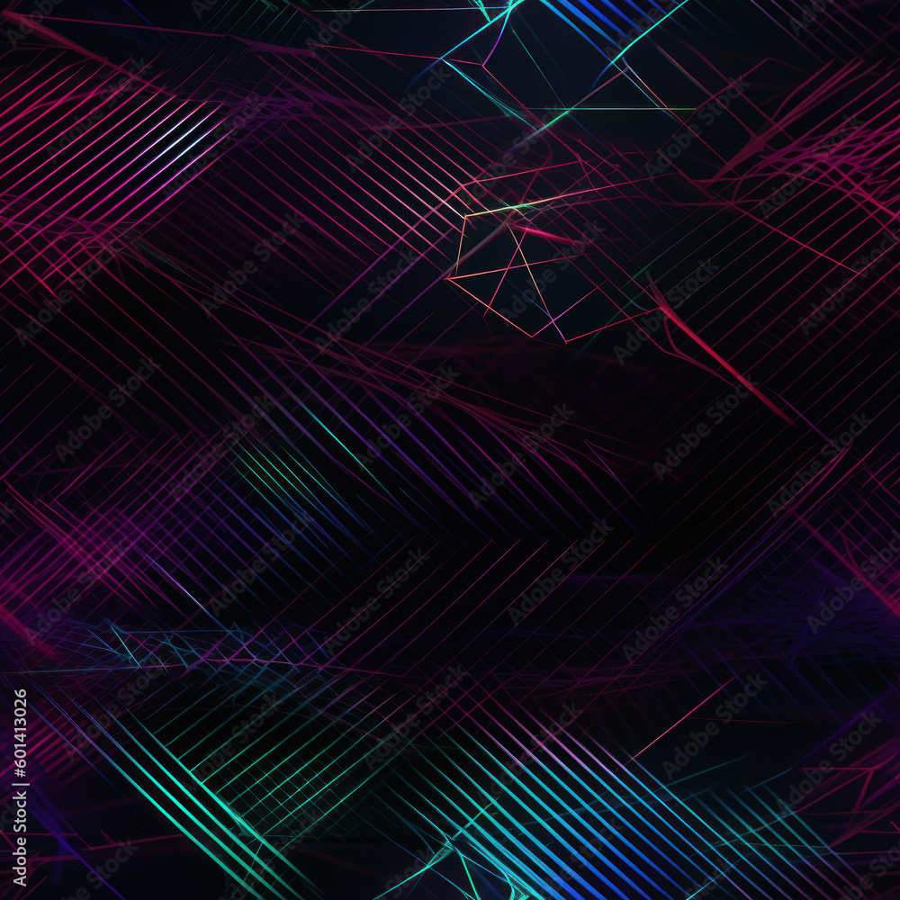 captivating illustration of a graphical pattern generated with AI Art