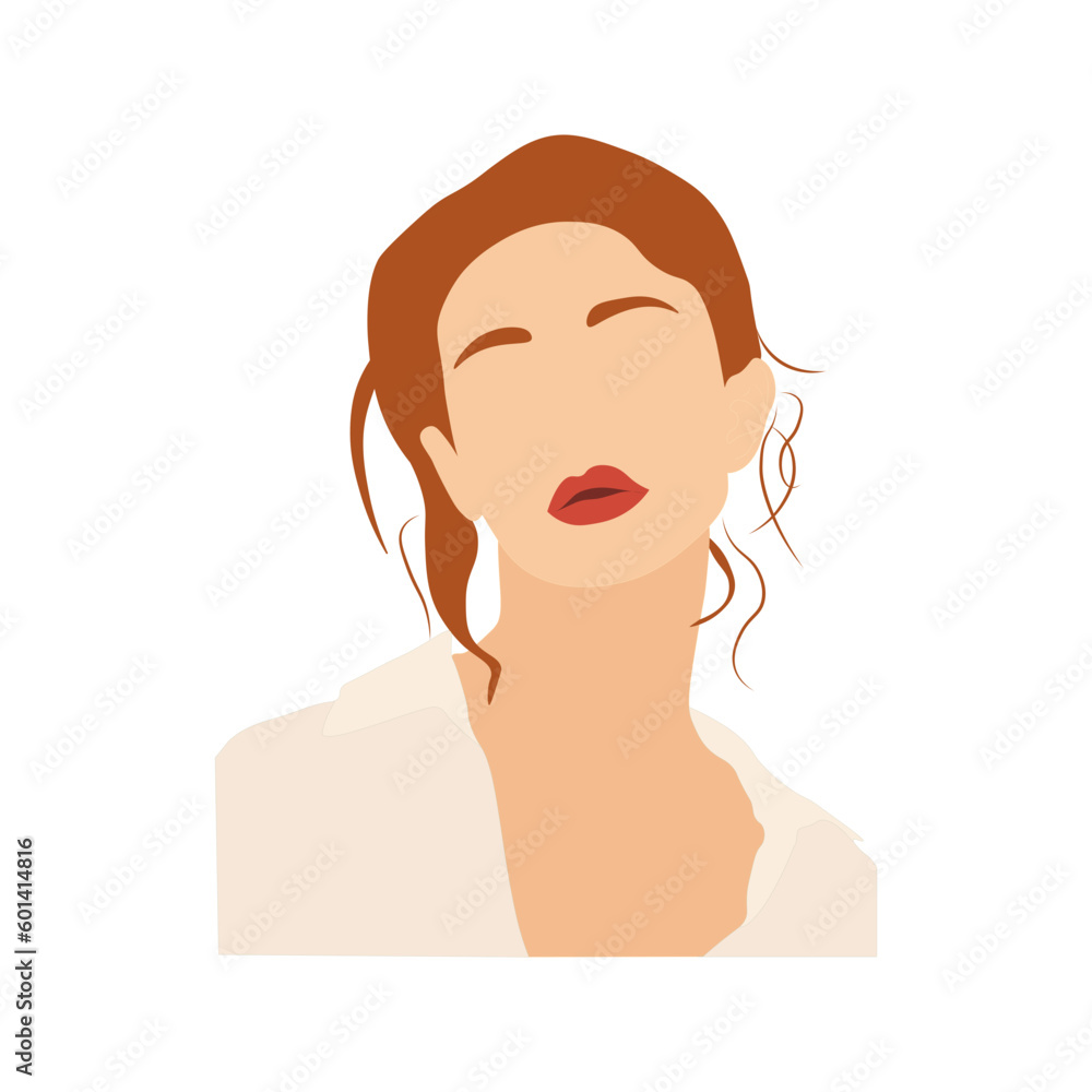 Woman Aesthetic Illustration Set Collection Woman Aesthetic Illustration Set Collection