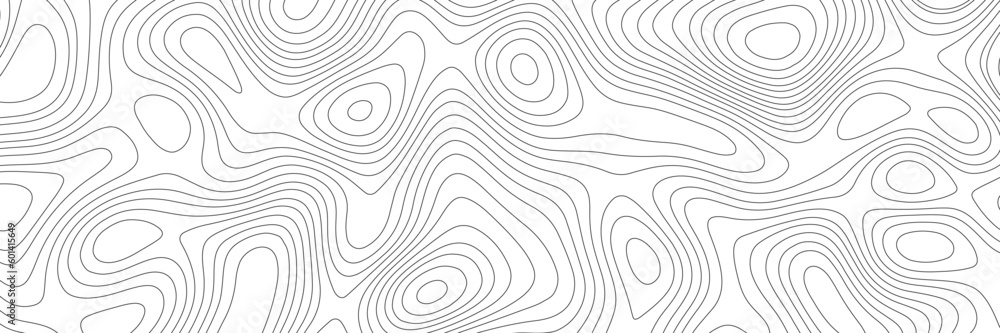 Topographic contour map. similar cartography illustration. Topography and geography map grid abstract backdrop. Business concept. Panorama view  vector art