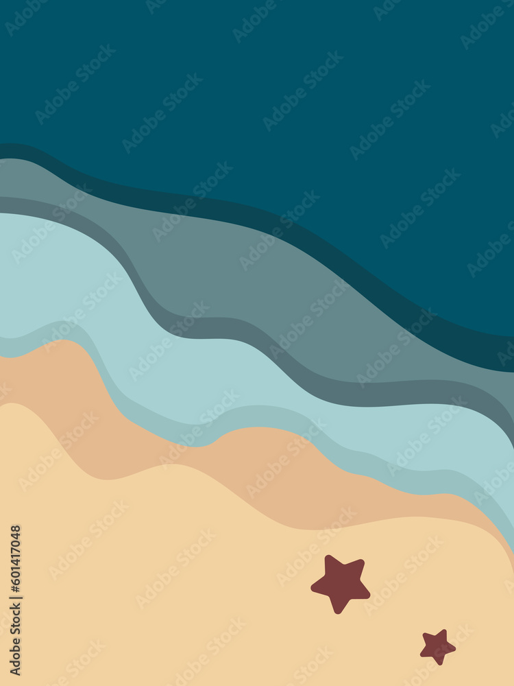 Abstract sea shore background