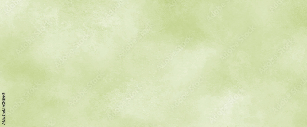 Gradient color green and yellow paper. Sky and cloud background. Vector design