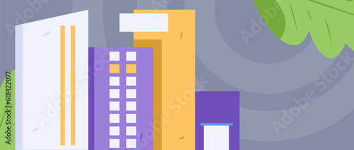 House building vector concept operation hand drawn illustration
