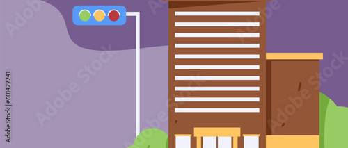 House building vector concept operation hand drawn illustration
