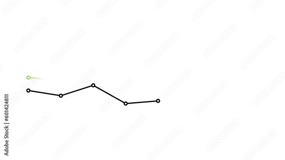 animated tricolor line graph animated tricolor line graph