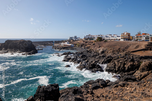The fishing village of El Cotillo Fuerteventura Canary Islands Spain © welshpix