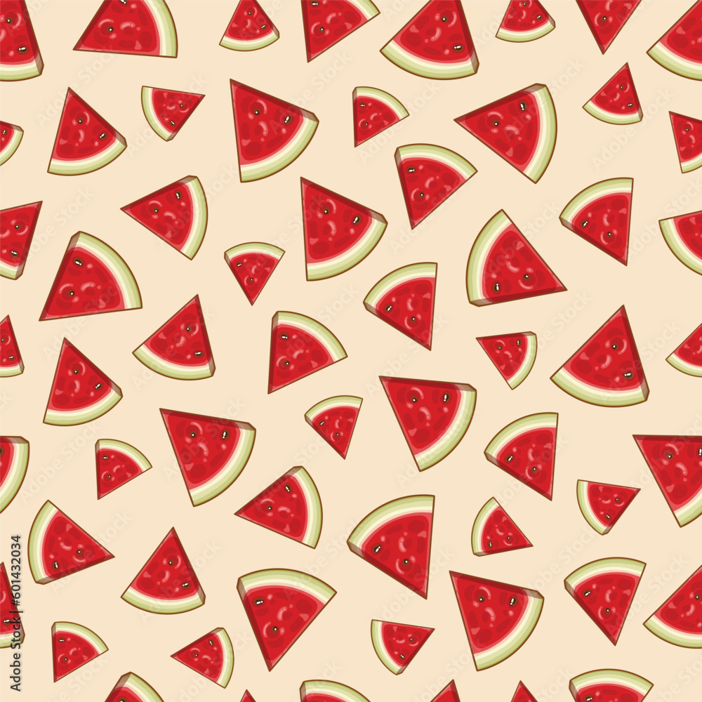 Piece of watermelon pattern. Juicy background Piece of watermelon pattern. Juicy background