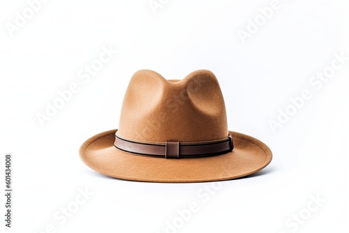 Fedora hat, isolated on white background