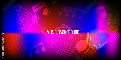 Abstract Music and Jazz style background