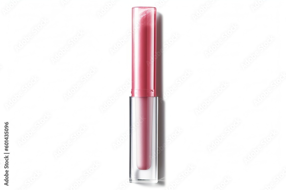 Glossy lip plumper on white background Glossy lip plumper on white background