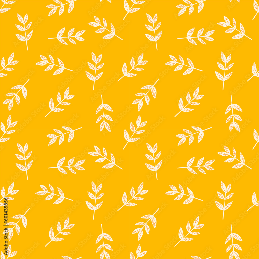 Organic leaves seamless pattern. Decorative forest leaf wallpaper. Botanical background. Organic leaves seamless pattern. Decorative forest leaf wallpaper. Botanical background.