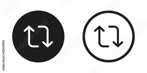 refresh repost sync reload rotation vector design