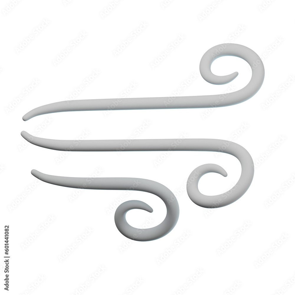 Obraz premium 3D Wind Illustration