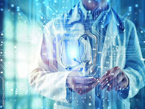 doctor with ray, doctor, health technology network