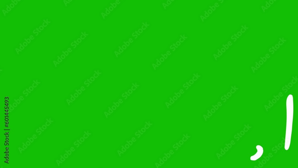 Highlight elements of Motion graphics with the green screen background