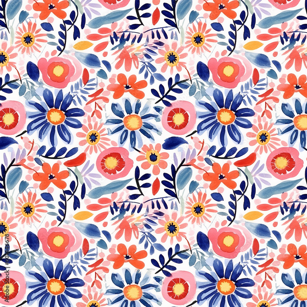 Seamless flower graphics Seamless flower graphics