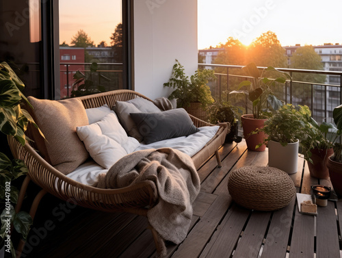 Fototapeta modern balcony idea