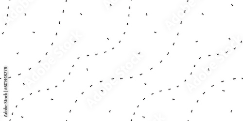 Ants illustration background. Seamless pattern. Vector. アリのイラストパターン