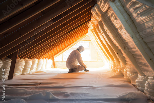 Insulating a Roof: Professional Installation in Progress