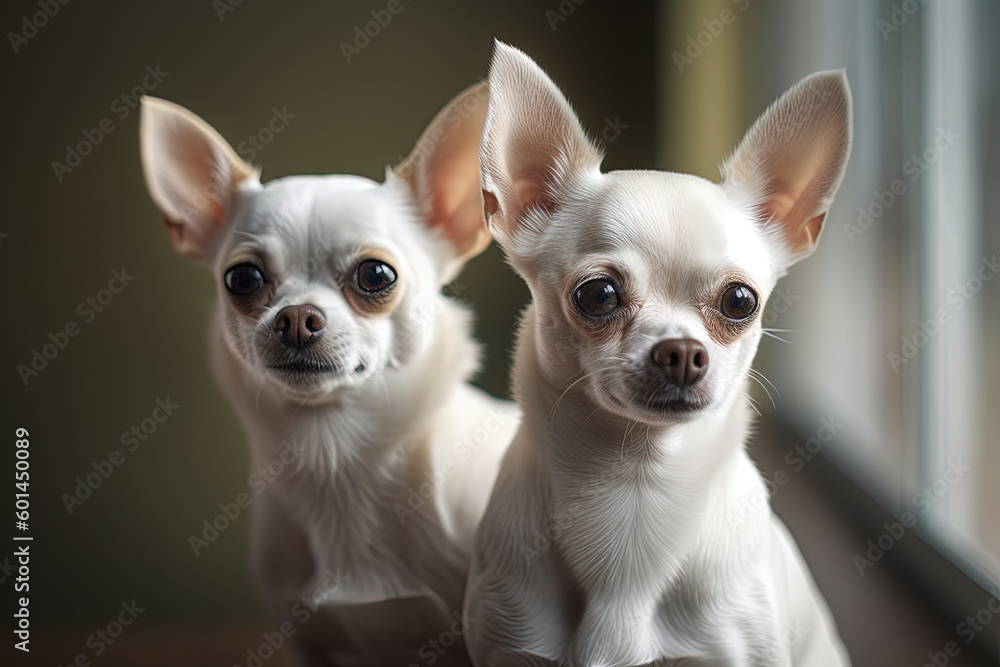 Tiny dog portrait. Cute fluffy puppy with big eyes. Generated AI. Generative AI Tiny dog portrait. Cute fluffy puppy with big eyes. Generated AI. Generative AI