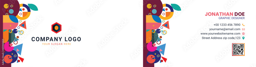 Modern business card design Modern business card design