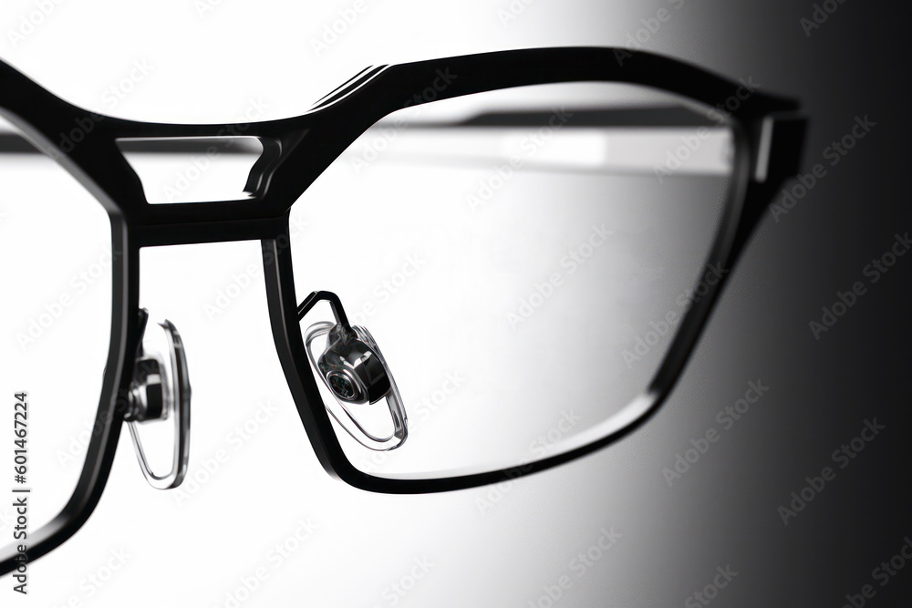 vision glasses logo with copy space generative ai